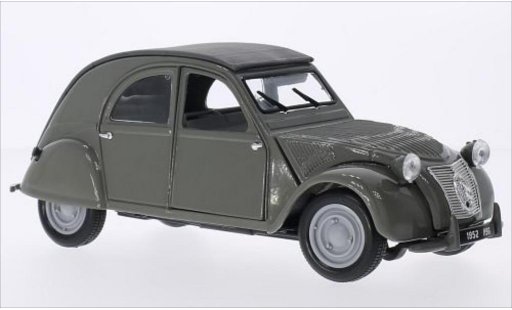 Citroen 2CV Berline 1/18 Maisto gris 1952 coche miniatura