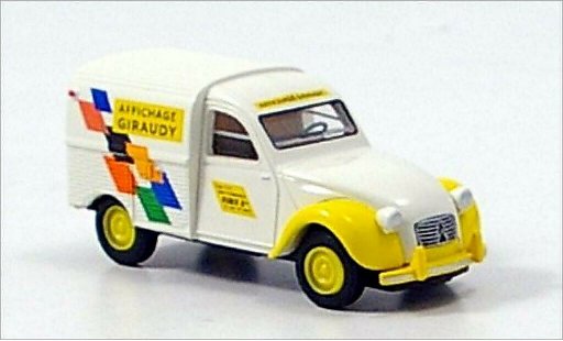 Citroen 2CV Fourgonnette 1/87 Brekina furgoneta Giraudy coche miniatura