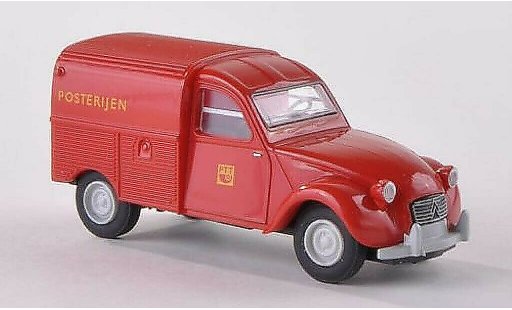 Citroen 2CV Fourgonnette 1/87 Brekina furgonetaente Posterijen (NL) coche miniatura