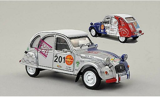 Citroen 2CV course 1/43 IXO No.201 Rally Raid Beijing / Ho Chi Minh 2013 coche miniatura