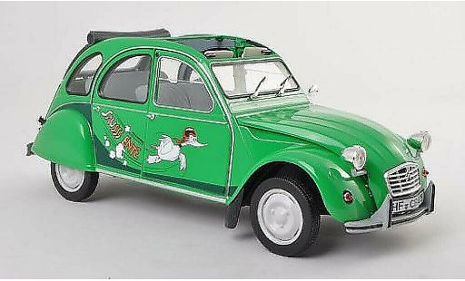 Citroen 2CV V6 1/18 Norev Club Sausss Ente verde 1987 coche miniatura