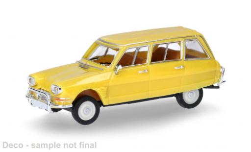 Citroen Ami 6 1/87 Herpa Break gelb 1:87 coche miniatura