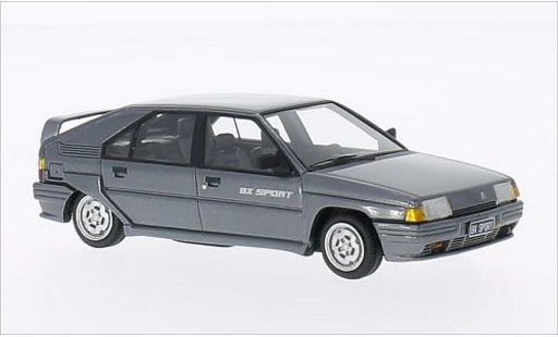 Citroen BX sport 1/43 Kess metalico gris 1985 coche miniatura