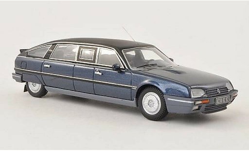 Citroen CX Berline 1/43 Matrix Tissier Limusina DDR azul/mate-negro 1986 coche miniatura