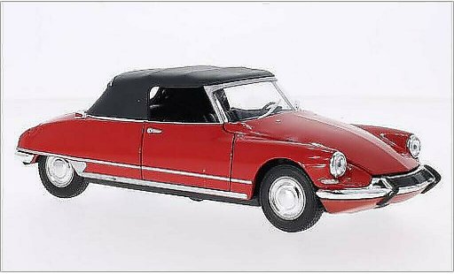 Citroen DS 19 1/24 Welly Descapotable rojo coche miniatura