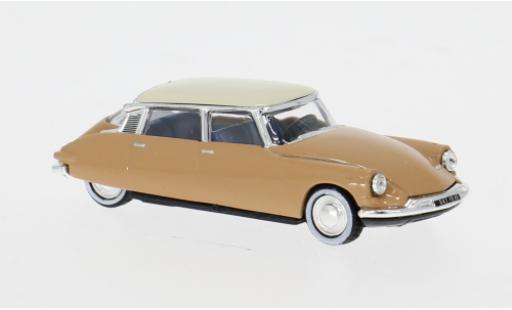 Citroen DS 1/87 Norev 19 braun/weiss 1959 1:87 coche miniatura