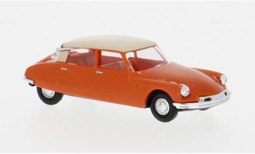Citroen DS 1/87 Busch 19 naranja/beige 1955 1:87 coche miniatura