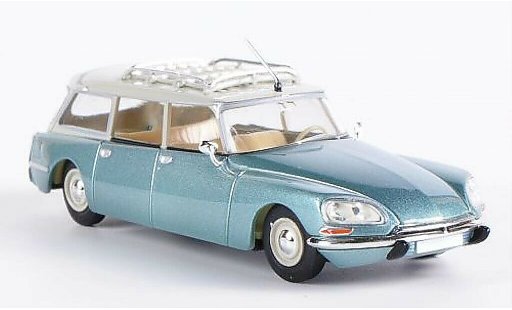 Citroen DS Break 1/87 Brekina Familiar gris-verde/beige coche miniatura