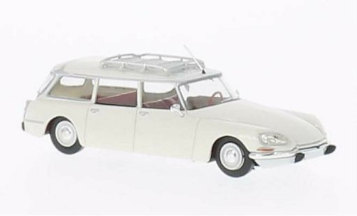Citroen DS Break 1/87 Brekina Familiar blanco coche miniatura