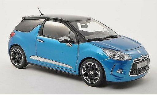 DS Automobiles DS3 Berline 1/18 Norev azul/negro 2011 coche miniatura