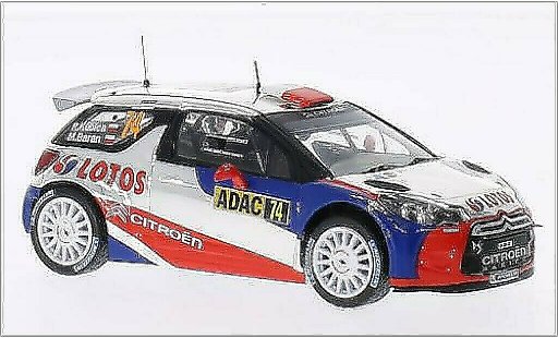 DS Automobiles DS3 Berline 1/43 IXO RRC Lotos No.74 Rally Alemania 2013 /M.Baran coche miniatura