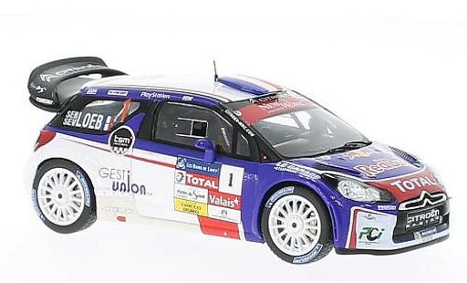 DS Automobiles DS3 WRC 1/43 Spark No.1 Red Bull Rally du Chablais 2013 coche miniatura