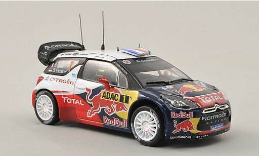 DS Automobiles DS3 WRC 1/43 Norev No.1 Red Bull / Total Rally Alemania 2012 /D.Elena coche miniatura