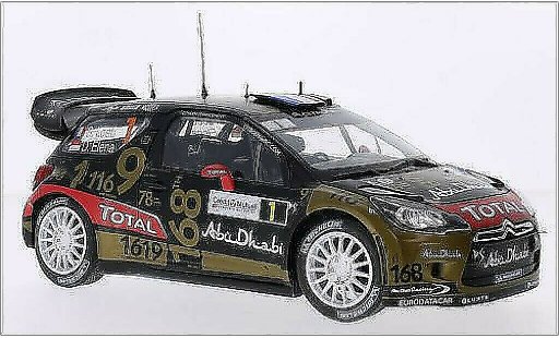 DS Automobiles DS3 WRC 1/18 Norev No.1 Total Rally de France 2013 /D.Elena coche miniatura