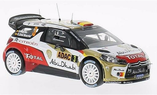DS Automobiles DS3 WRC 1/43 IXO No.3 Abu Dhabi Rally Alemania 2013 /C.Del coche miniatura