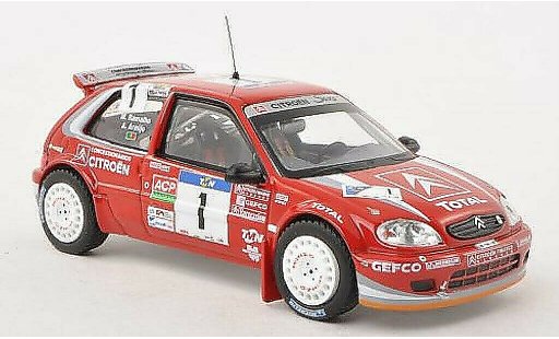 Citroen Saxo S1600 1/43 IXO No.1 Rally Portugal 2004 /M.Ramalho coche miniatura