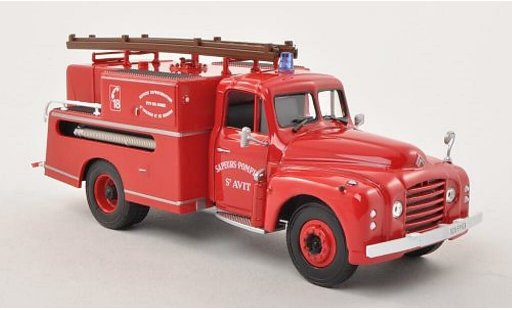 Citroen T46 pompiers 1/43 Norev Pompe Guinard Sapeurs Bomberos St. Avit Bomberos (F) 1962 coche miniatura