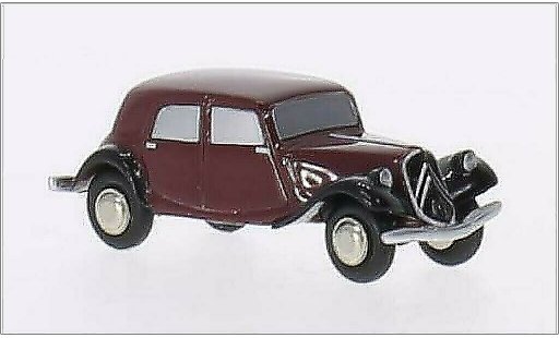 Citroen Traction 11 1/90 Schuco 11B rojo/negro coche miniatura