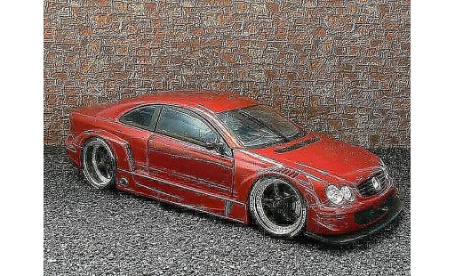 Mercedes Classe CL AMG DTM coupe 1/18 Maisto K street rojo candy coche miniatura