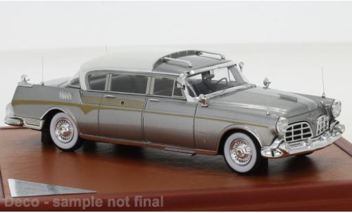 Coche miniatura Imperial Crown 1/43 CMF Ghia Limousine gris/blanco King Saud 1956 Imperial Crown 1/43 CMF Ghia Limousine gris/blanco King Saud 1956 coche miniatura