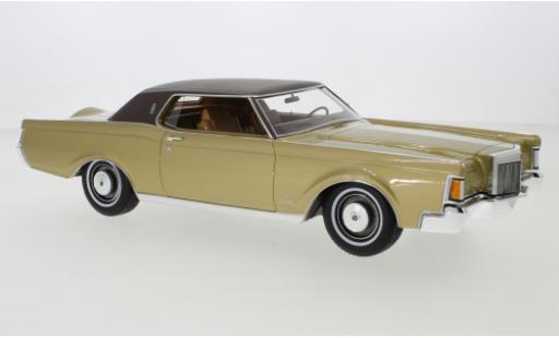 Coche miniatura Lincoln Continental 1/18 CMF Mark III gold 1970 Lincoln Continental 1/18 CMF Mark III gold 1970 coche miniatura