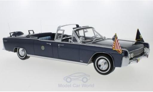 Coche miniatura Lincoln Continental 1/18 CMF SS-100-X metalico azul John F. Kennedy 1961 Lincoln Continental 1/18 CMF SS-100-X metalico azul John F. Kennedy 1961 coche miniatura