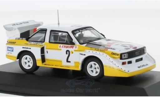 Audi Sport Quattro 1/43 CMR Sport quattro S1 No.2 HB Team HB Rallye WM Rallye Monte Carlo 1986 mit Decals W.Röhrl/C.Geistdörfer coche miniatura