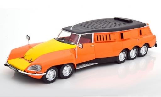 Citroen DS 1/18 CMR PLR Break Mille Pattes naranja/matt-negro Michelin 1972 v�hicule de test coche miniatura
