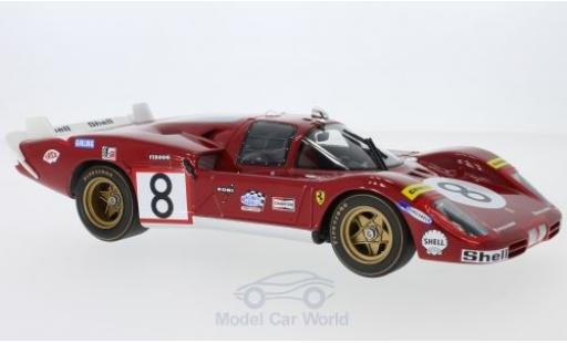 Coche miniatura Ferrari 512 1/18 CMR S Long Tail No.8 24h Le Mans 1970 A.Merzario/C.Regazzoni Ferrari 512 1/18 CMR S Long Tail No.8 24h Le Mans 1970 A.Merzario/C.Regazzoni coche miniatura