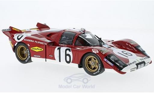 Coche miniatura Ferrari 512 1/18 CMR S No.16 24h Le Mans 1970 G.Moretti/C.Manfredini Ferrari 512 1/18 CMR S No.16 24h Le Mans 1970 G.Moretti/C.Manfredini coche miniatura