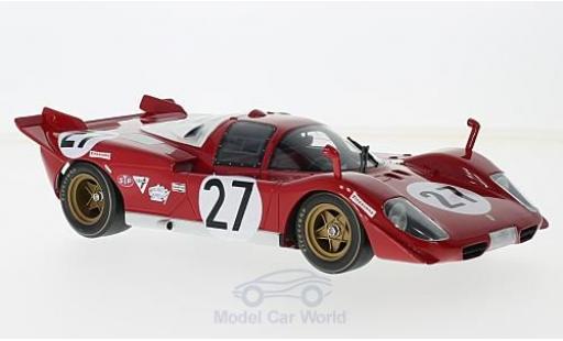 Ferrari 512 1/18 CMR S No.27 24h Daytona 1970 J.Ickx/P.Schetty coche miniatura
