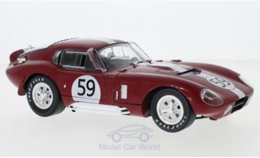 Coche miniatura Shelby Cobra 1/18 CMR Daytona Coupe No.59 24h Le Mans 1965 P.Harper/P.Sutcliffe Shelby Cobra 1/18 CMR Daytona Coupe No.59 24h Le Mans 1965 P.Harper/P.Sutcliffe coche miniatura