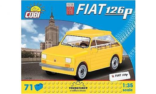 Coche miniatura Fiat 126 1/35 Cobi P amarillo Bausteine Anzahl le Blöcke: 71 Fiat 126 1/35 Cobi P amarillo Bausteine Anzahl le Blöcke: 71 coche miniatura