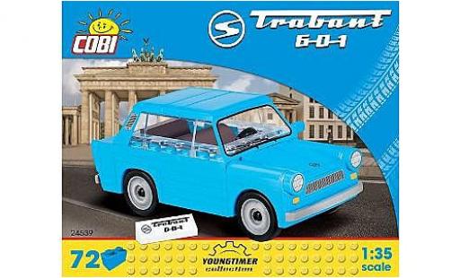 Coche miniatura Trabant 601 1/35 Cobi azul Bausteine Anzahl le Blöcke: 72 Trabant 601 1/35 Cobi azul Bausteine Anzahl le Blöcke: 72 coche miniatura