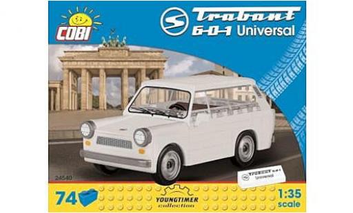 Coche miniatura Trabant 601 1/35 Cobi Universal blanco Bausteine Anzahl le Blöcke: 74 Trabant 601 1/35 Cobi Universal blanco Bausteine Anzahl le Blöcke: 74 coche miniatura