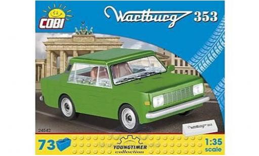 Coche miniatura Wartburg 353 1/35 Cobi verde Bausteine Anzahl der Blöcke: 73 Wartburg 353 1/35 Cobi verde Bausteine Anzahl der Blöcke: 73 coche miniatura