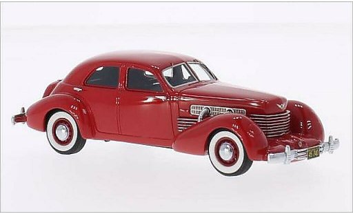 Cord 812 Sedan 1/43 Neo Supercharged rojo 1937 coche miniatura