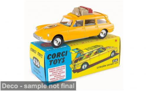 Coche miniatura Citroen ID 19 1/48 Corgi Safari gelb 1963 1:48 Citroen ID 19 1/48 Corgi Safari gelb 1963 1:48 coche miniatura