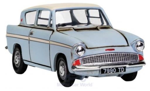 Ford Anglia 1/43 Corgi azul/blanco Harry Potter with Harry and Ron figures coche miniatura