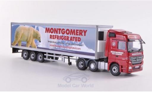 Mercedes Actros 1/50 Corgi Montgomery Refrigerated Kühlkoffer-SZ coche miniatura