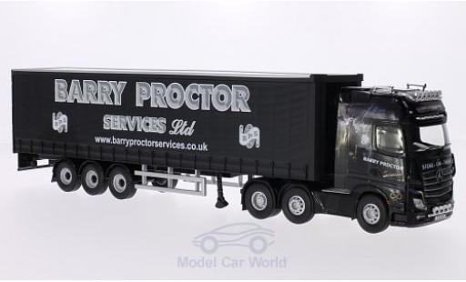 Mercedes Actros 1/50 Corgi (MP4) RHD Barry Proctor Gardinenplanensattelzug coche miniatura