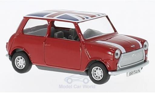 Mini Cooper 1/0 Corgi rojo/Dekor RHD coche miniatura