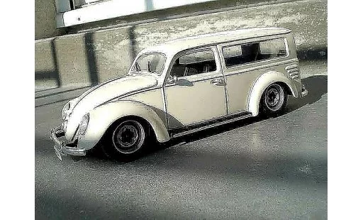 Volkswagen Kafer Base 1/18 Burago cox 1956 fourgonette meeussen coche miniatura