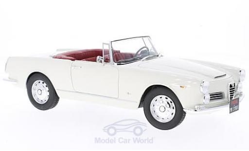 Coche miniatura Alfa Romeo 2600 1/18 Cult Scale Models Spyder Touring blanco 1961 ohne Vitrine Alfa Romeo 2600 1/18 Cult Scale Models Spyder Touring blanco 1961 ohne Vitrine coche miniatura