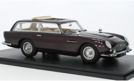 Aston Martin DB5 1/18 Cult Scale Models Harold Radford Shooting Brake metallise rojo RHD 1964 1:18 coche miniatura