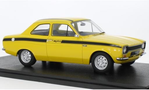 Coche miniatura Ford Escort 1/18 Cult Scale Models MKI Mexico amarillo RHD 1973 Ford Escort 1/18 Cult Scale Models MKI Mexico amarillo RHD 1973 coche miniatura