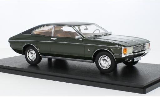 Coche miniatura Ford Granada 1/18 Cult Scale Models MKI 2300 GXL Coupe metallise verde foncé 1972 Ford Granada 1/18 Cult Scale Models MKI 2300 GXL Coupe metallise verde foncé 1972 coche miniatura