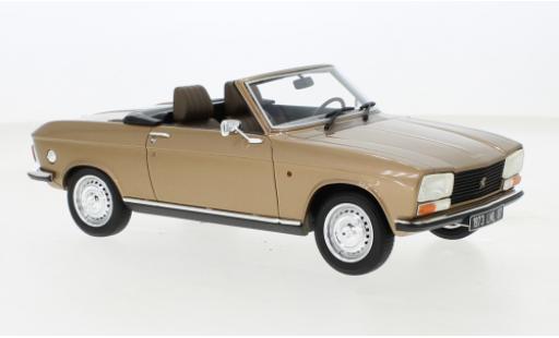 Coche miniatura Peugeot 304 1/18 Cult Scale Models Cabriolet metallise beige 1973 Peugeot 304 1/18 Cult Scale Models Cabriolet metallise beige 1973 coche miniatura