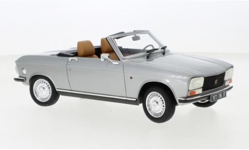 Coche miniatura Peugeot 304 1/18 Cult Scale Models Cabriolet gris 1973 Peugeot 304 1/18 Cult Scale Models Cabriolet gris 1973 coche miniatura