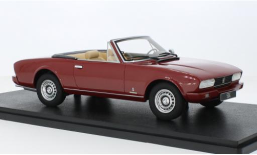 Coche miniatura Peugeot 504 1/18 Cult Scale Models cabriolet metallise rouge 1983 Peugeot 504 1/18 Cult Scale Models cabriolet metallise rouge 1983 coche miniatura